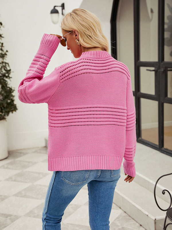 Pullover Sweater Striped Women's Knitwear Fashion Sweater